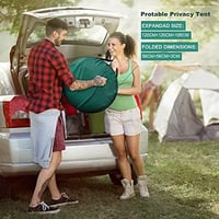 riggoo pop-up öltözősátor kempinghez, UV50+ védelem - fekete 7