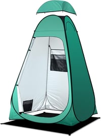 riggoo pop-up öltözősátor kempinghez, UV50+ védelem - fekete 1