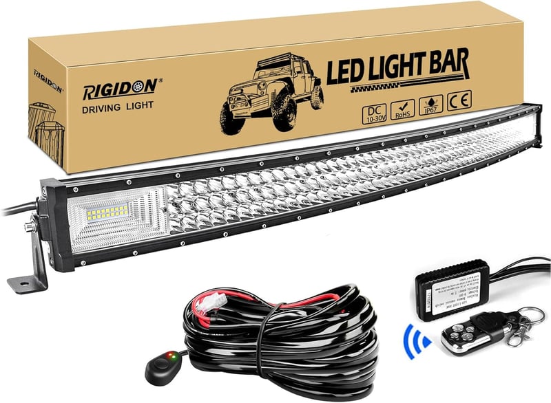 RIGIDON 105cm LED munkalámpa 540W 12V autóhoz SUV terepjáróhoz fehér
