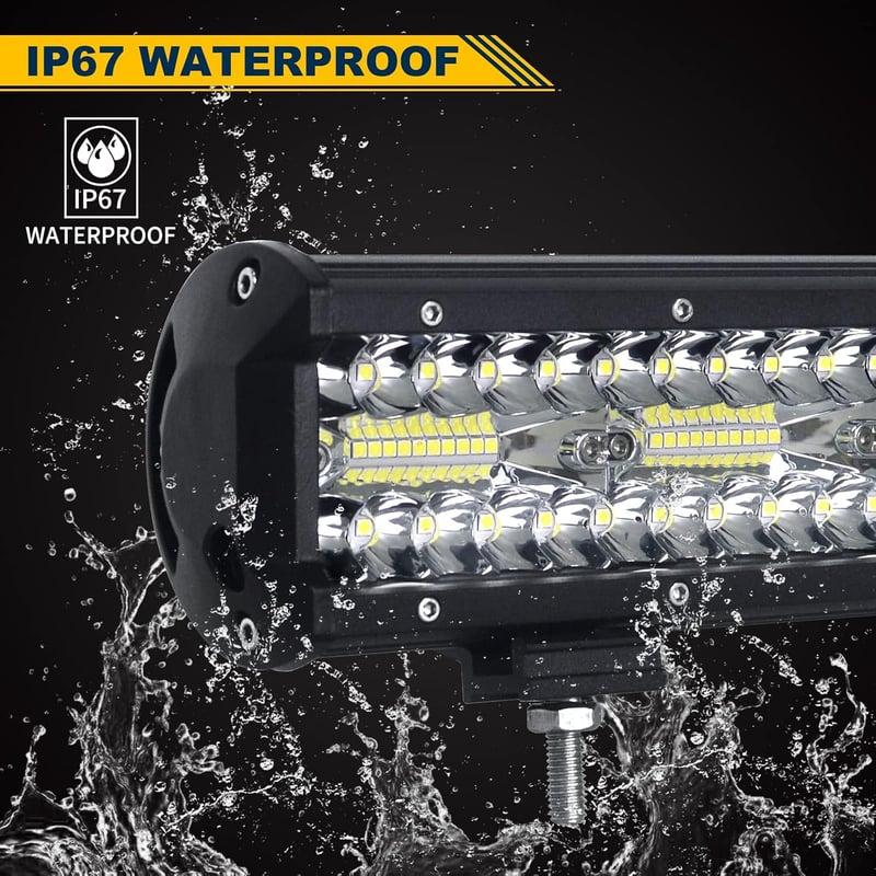 RIGIDON 2x 18cm 120W LED munkalámpa 12V/24V traktor teherautó ATV