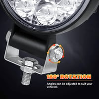 RIGIDON 3.2 hüvelykes 42W kör LED munkalámpa 6000K ködlámpa tolatófény 12 6