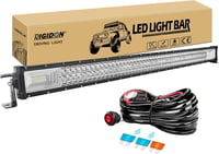 RIGIDON 42" Alumínium LED Fénysáv 540W - Vízálló Meleg Fehér Terepjáró Világítás 12V Kábelkészlettel - Autó, Terepjáró, ATV, Teherautó Kiegé 1