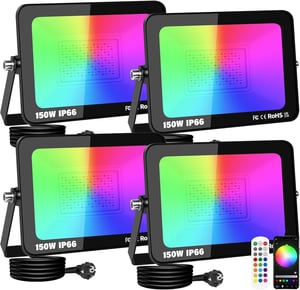 RIGIDON 4x RGB LED reflektor 150W okos kültéri lámpa app vezérléssel