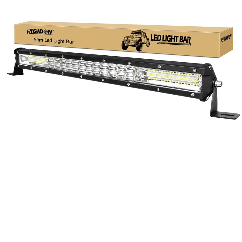 RIGIDON 50 cm LED svjetlosna traka 180W - Vodootporna aluminijska dodatna rasvjeta za terenska vozila, kamione, traktore, 12/24V, 6000K