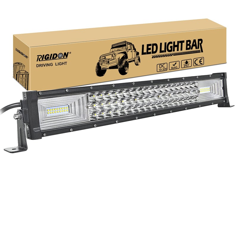 RIGIDON 55 cm LED svjetlosna traka 270W - Vodootporna aluminijska off-road rasvjeta 12V/24V - Dodatna svjetla za auto, SUV, terenac, kamion 6000K