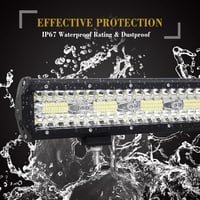 RIGIDON 8D 38cm 300W LED munkalámpa szett autóhoz, terepjáróhoz, traktorhoz - vízálló meleg fehér 3