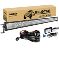 RIGIDON Trostruka LED svjetlosna traka 42" 540W 6000K Bijela - Rasvjeta za terenska vozila SUV, ATV, UTV, Kamione 4x4, IP67 Vodootporna Aluminijska 1