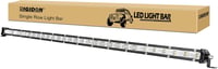 RIGIDON Keskeny LED Fénysáv 81cm 150W 12/24V - Terepjáró Világítás SUV, ATV, Traktor, Teherautó Járművekhez - 6000K Fehér Ködlámpa 1
