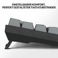 Rii 60% Wireless Mechanikus Gaming Billentyűzet RGB, Red Switch, QWERTZ, Fekete/Szürke 6