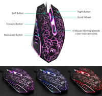 Rii Gaming Billentyűzet és Egér Szett LED Háttérvilágítással PC-hez 7