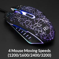 Rii Gaming Billentyűzet és Egér Szett LED Háttérvilágítással PC-hez 6