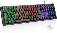 Rii Mechanikus Gaming Billentyűzet QWERTZ Kék Switch Teljes Méret 1