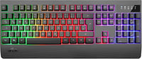 Rii RK204 Vezeték Nélküli Gamer Billentyűzet RGB Háttérvilágítással - QWERTZ Kiosztás, 1800 mA Akkumulátor, 9m Hatótáv, PC/Laptop/Smart TV K 1