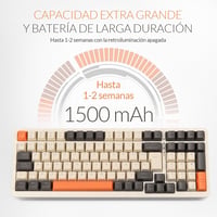 Rii RK909 Mechanikus Gamer Billentyűzet 96% Kék Kapcsolók LED Háttérvilágítás 6