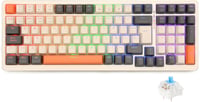 Rii RK909 Mechanikus Gamer Billentyűzet 96% Kék Kapcsolók LED Háttérvilágítás 1