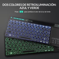 Rii RT518S Wireless Bluetooth Billentyűzet LED Háttérvilágítással és Touchpad-del 5
