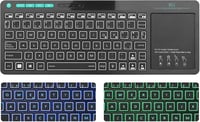 Rii RT518S Wireless Bluetooth Billentyűzet LED Háttérvilágítással és Touchpad-del 1