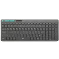 Rii Bezdrôtová Bluetooth Klávesnica QWERTZ Rozloženie - Ultratenká Kancelárska Klávesnica s Numerickou Časťou, Duálne Pripojenie (2.4GH 1