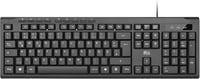 Rii Vezetékes Billentyűzet USB QWERTZ Német Kiosztás PC Laptop Mac Windows MacOS Fekete 1