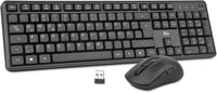 Rii Wireless Billentyűzet és Egér Szett 2.4GHz QWERTZ Fekete 1