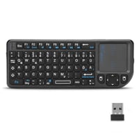 Mini bezdrôtová klávesnica Rii X1 s touchpadom pre TV/PC/Tablet/Xbox/PS3 2
