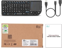 Rii X1 Mini Wireless Billentyűzet Touchpad-dal TV/PC/Tablet/Xbox/PS3-hoz 7