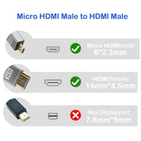 RIIEYOCA 90 fokos lefelé hajlított 8K HDMI kábel 48Gbps, 0,5m 8