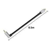 RIIEYOCA 90 fokos lefelé hajlított 8K HDMI kábel 48Gbps, 0,5m 7