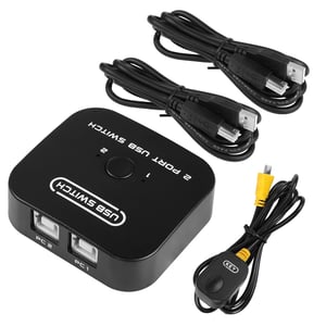 RIIEYOCA USB 2.0 preklopnik za dijeljenje - 2 uređaja / 1 pisač ili skener