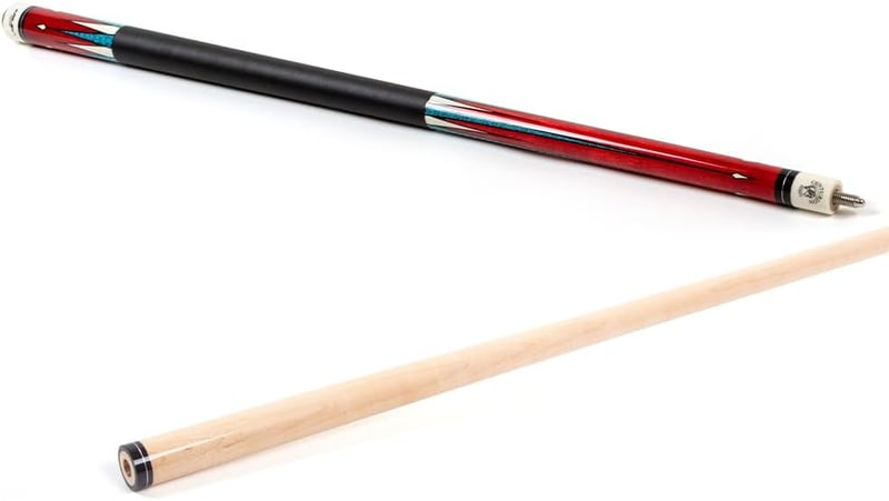 Riley Centurion Amerikai Biliárd Dákó 58" 13mm-es Fejjel, Műbőr Markolattal és Kemény Tokkal, 147cm, Bézs