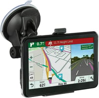 Riloer 7 hüvelykes hordozható autós GPS navigációs készülék HD térképpel, kapacitív érintőképernyővel, teherautóhoz és autóhoz, 3D és FM fun 1
