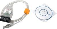 Riloer OBD2 hibakód olvasó MINI VCI J2534 V13.00.022 16 pin TIS Techstream kábel szoftver CD 1