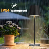 Riokko LED asztali lámpa érintésvezérlés RGB dimmer USB-C akkumulátor 7