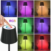 Riokko LED asztali lámpa érintésvezérlés RGB dimmer USB-C akkumulátor 3