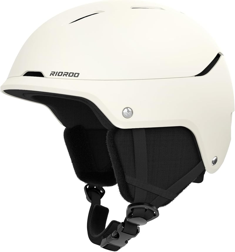 RIOROO Sísisak Férfiaknak Nőknek Állítható Méret Hőmérsékleti Párnák Snowboard - S, Eggshell white