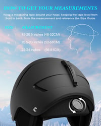 RIOROO Sísisak Unisex Állítható Méret Szellőzés Fülvédő Snowboard 4