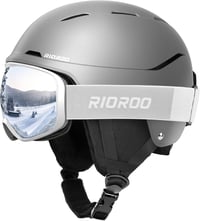 RIOROO Sísisak Védőszemüveggel, Állítható Szellőzéssel, Uniszex Snowboard Sisak 1