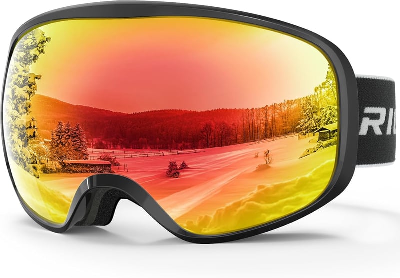 RIOROO Síszemüveg Snowboard Kettős Lencse UV Védelem Női Férfi Felnőtt