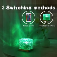RIRIDAMAI Ocean Lamp 16 szín USB vízcseppek polárfény újratölthető éjszakai lámpa csillagos ég projektor 6
