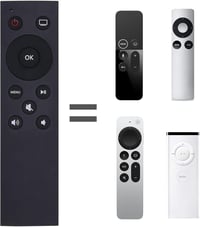 Riry Fejlett Apple TV Távirányító TV Vezérlő Funkcióval Apple TV4 és Apple TV4K 1/2/3 Generációhoz Univerzális Kompatibilitás 1