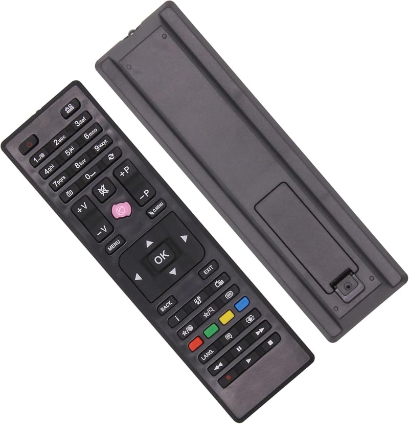 Riry RC4875 Univerzális Távirányító TV-hez - Kompatibilis Tucson Continental Edison Technika Telefunken Edenwood Bush OKI Márkákkal