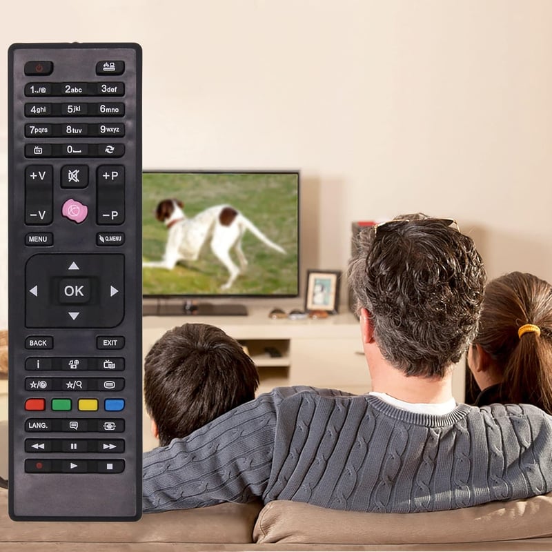 Riry RC4875 Univerzális Távirányító TV-hez - Kompatibilis Tucson Continental Edison Technika Telefunken Edenwood Bush OKI Márkákkal