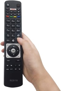 Riry Univerzális Távirányító RC5118 Telefunken TV-hez - Digihome Alba Polaroid FINLUX Bush Hitachi Smart TV Netflix YouTube - Beállítás Nélk 2