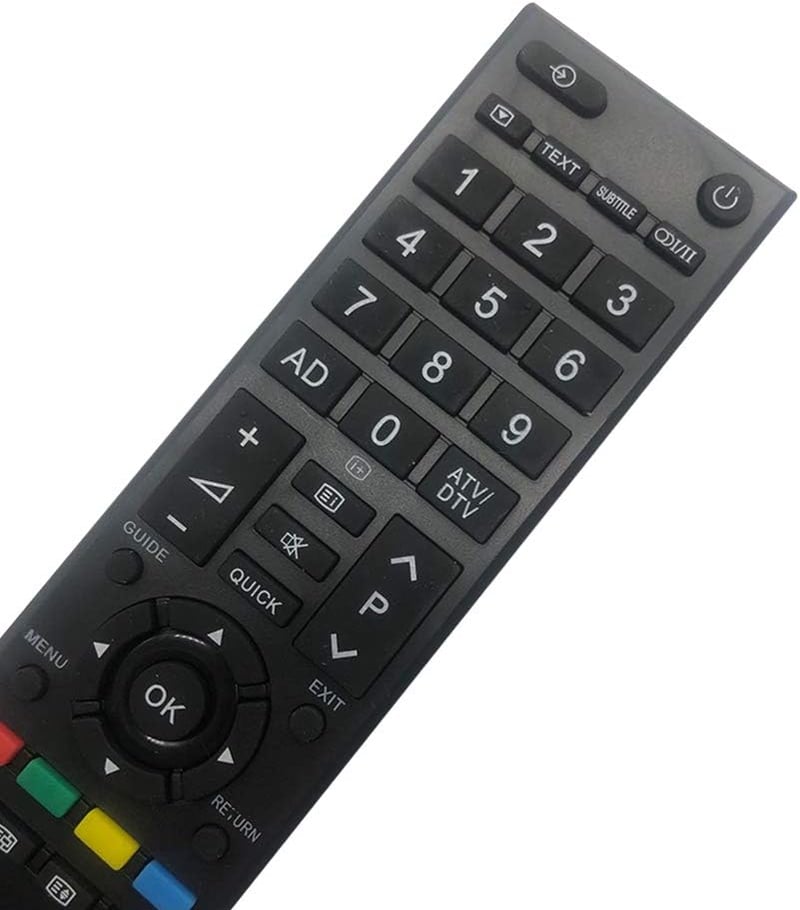 Riry Univerzális Távirányító Toshiba CT-90326 Regza LCD LED TV-hez - Helyettesítő Távkapcsoló Beállítás Nélkül