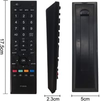 Riry Univerzális Távirányító Toshiba CT-90326 Regza LCD LED TV-hez - Helyettesítő Távkapcsoló Beállítás Nélkül 5