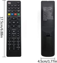 Riry Univerzális TV Távirányító Samsung Sony Philips Panasonic LG Sharp Hitachi Vizio TCL Toshiba Hisense Smart TV-hez Egyszerű Beállítás 5