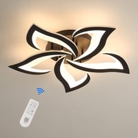 Riserva 40W 4700LM Dimmable LED Mennyezeti Lámpa Távirányítóval, Virág Dizájn 1