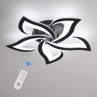 Riserva 40W 4700LM Dimmable LED Mennyezeti Lámpa Távirányítóval, Virág Dizájn 9