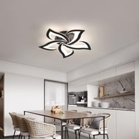 Riserva 40W 4700LM Dimmable LED Mennyezeti Lámpa Távirányítóval, Virág Dizájn 8