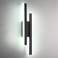 Riserva LED fali lámpa 16W 1800 lm modern fekete 40 cm 1